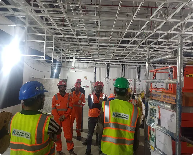 SEW Data Center site team